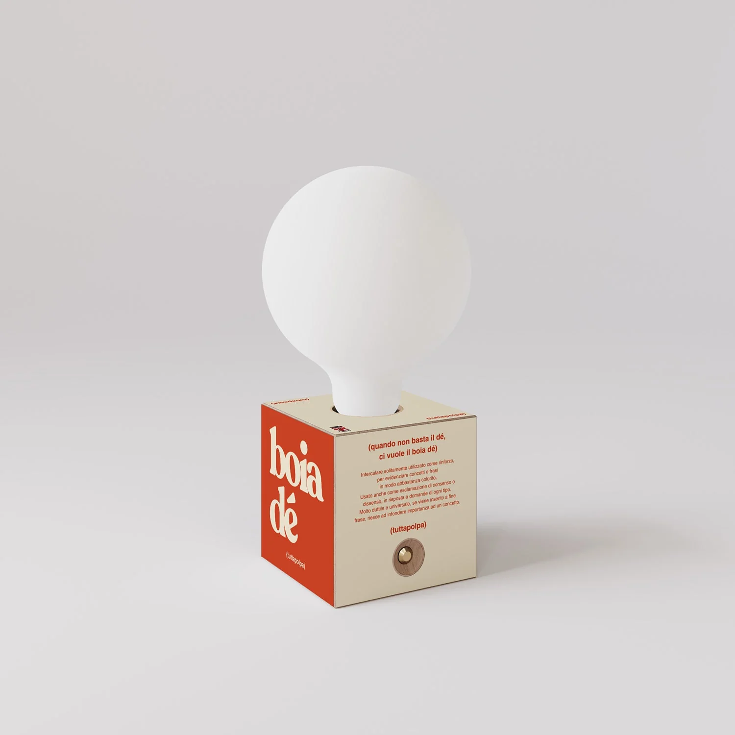 Cabless03 "Boia de" batterijlamp met porseleineffect globe-lamp - Tuttapolpa - Image 3