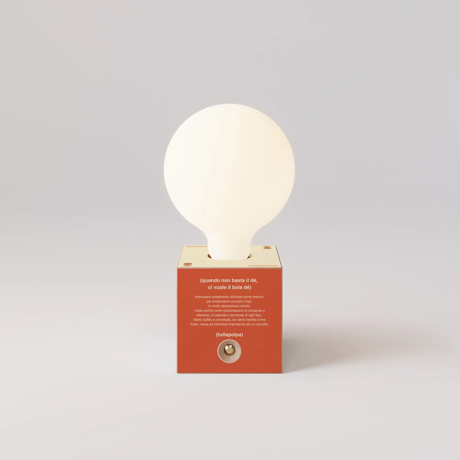 Cabless03 "Boia de" batterijlamp met porseleineffect globe-lamp - Tuttapolpa - Image 4