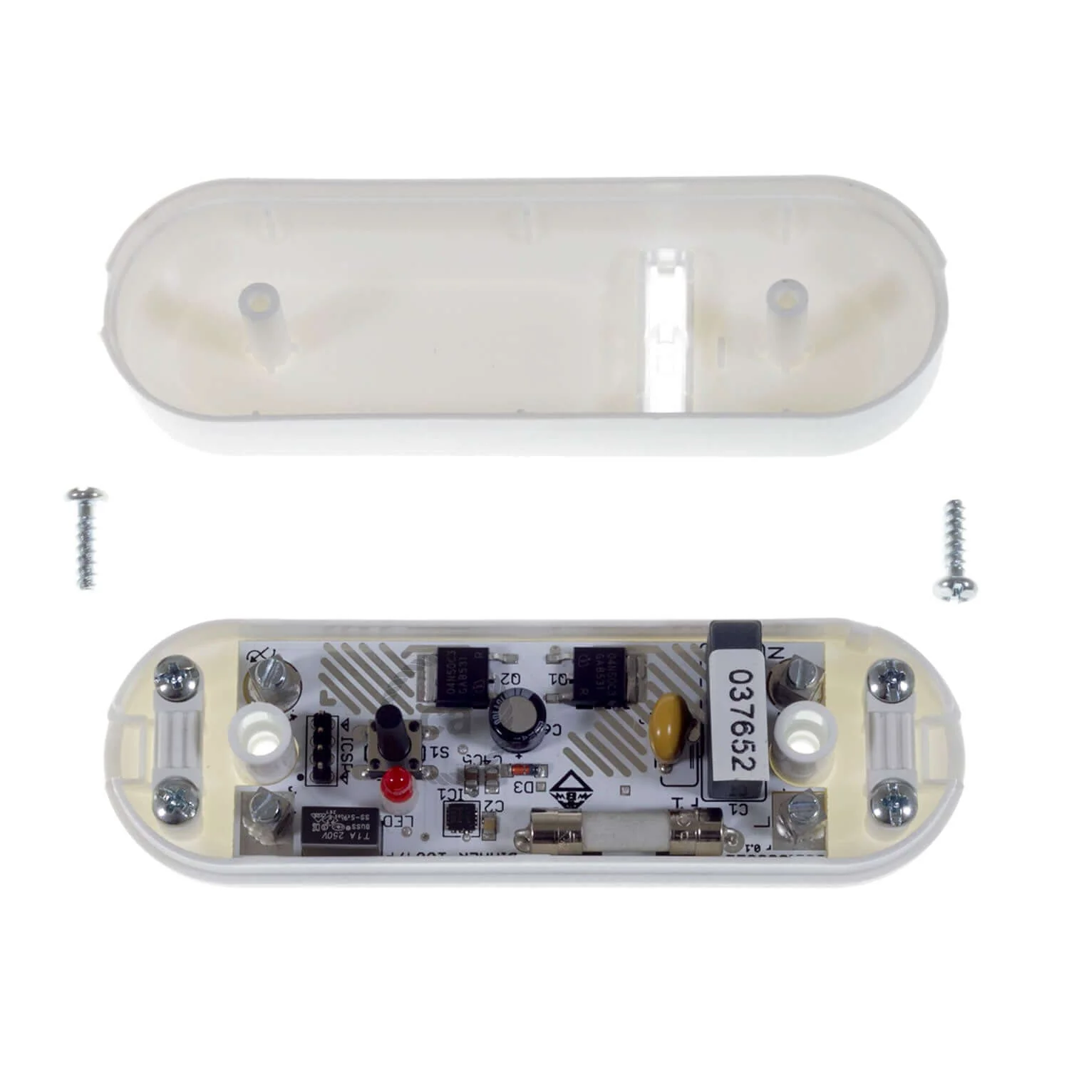 Draaidimmer voor LED en traditionele lichtbronnen in-lijn - Wit - Image 2
