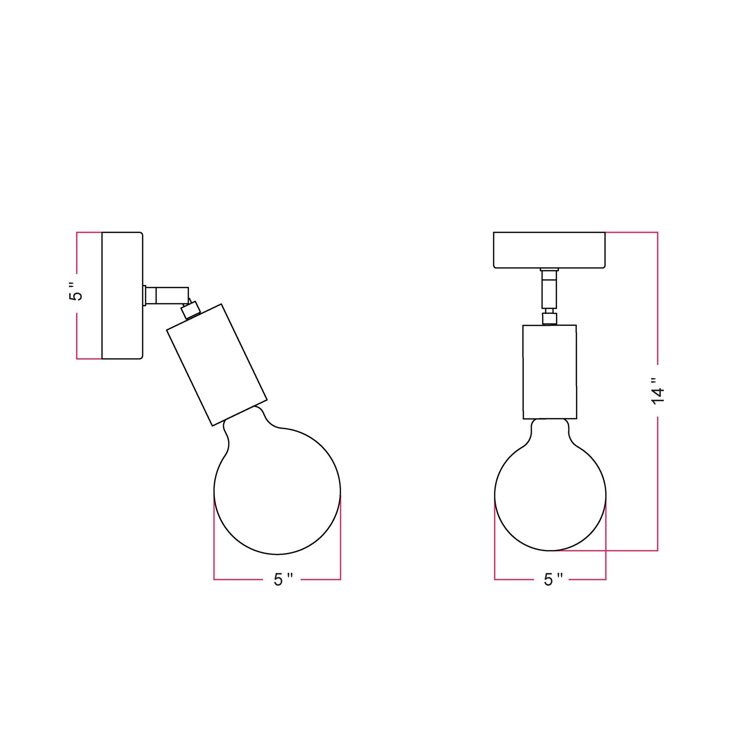 Fermaluce EIVA ELEGANT met L-vormige arm, plafondrozet en fitting geschikt voor natte omgevingen - Wit - Image 3