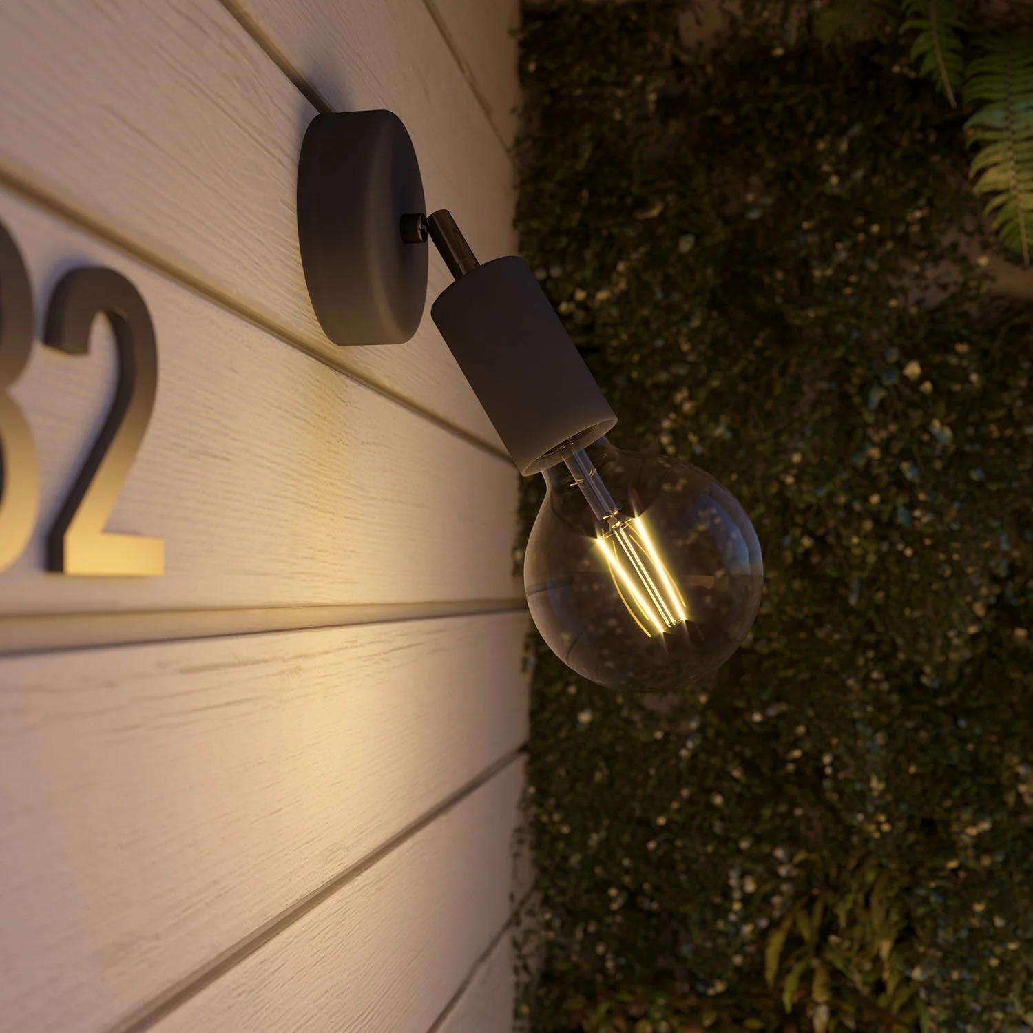 Fermaluce Modulair ELEGANT met verstelbaar scharnier, plafondkap en fitting IP65 waterproof - Zwart - Image 3