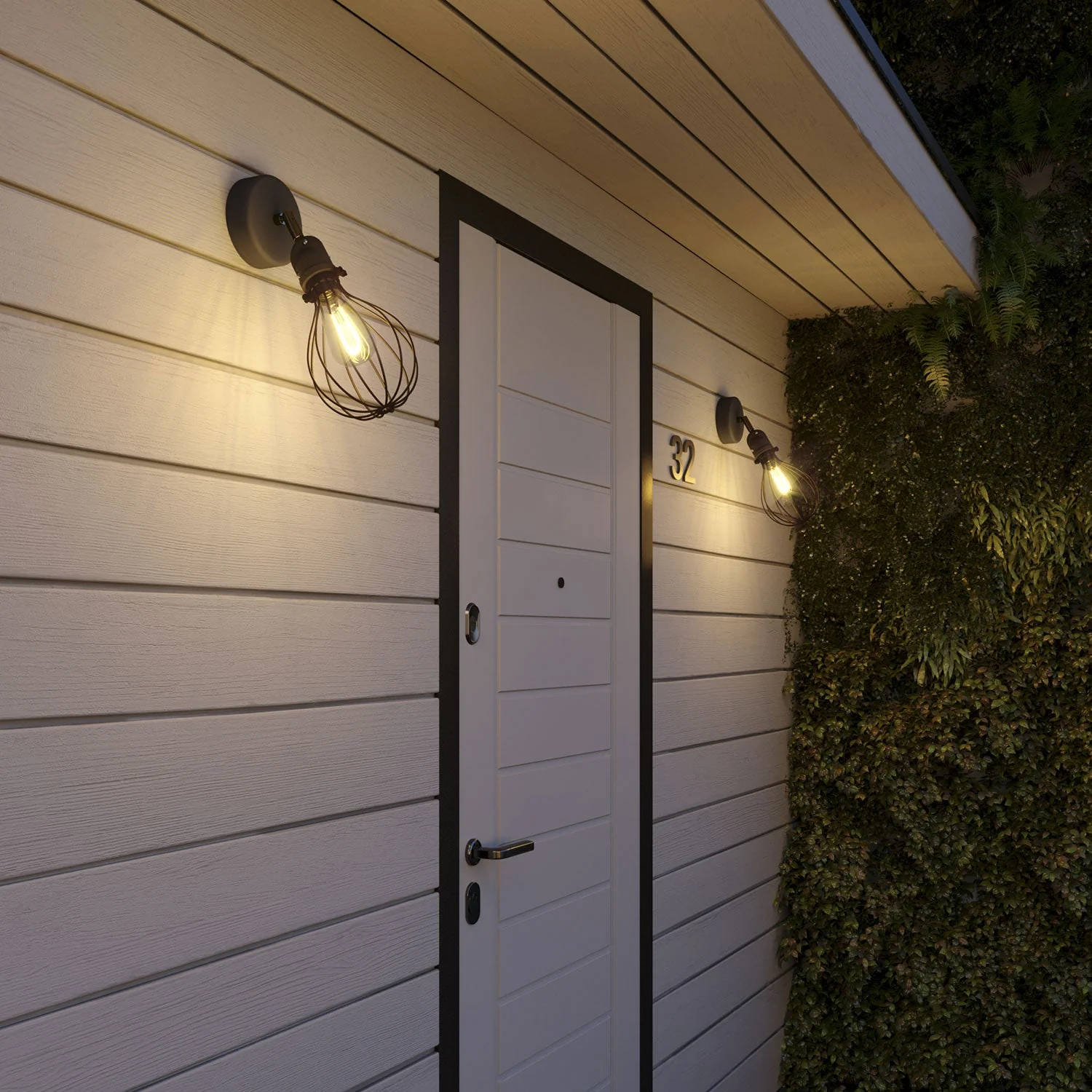 Fermaluce voor Modulair lampenkap met verstelbaar scharnier, plafondkap en fitting IP65 waterdicht - Grafiet - Image 2