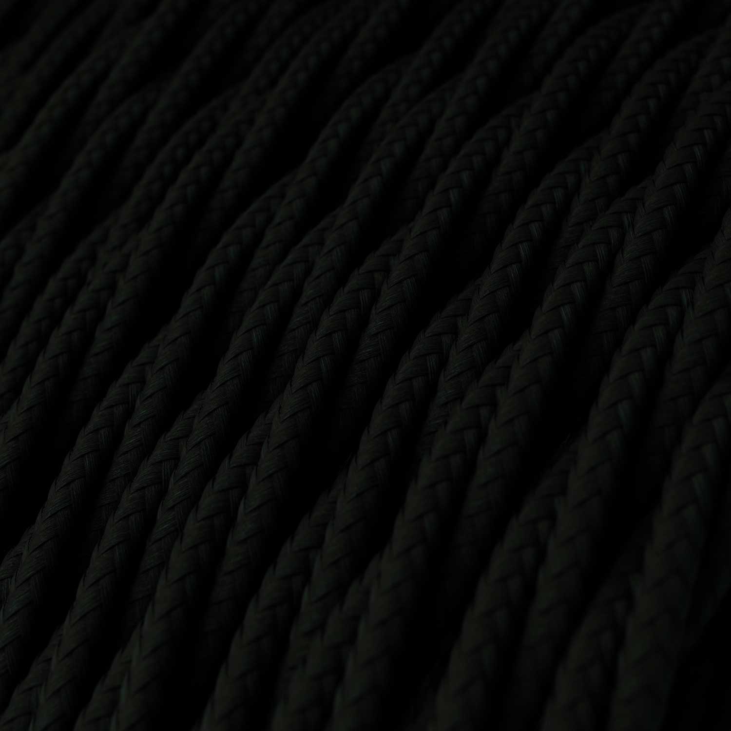 Hanglamp compleet met textiel strijkijzersnoer, Drop draadlampenkap en metalen afwerkingen - Zwart - Image 4