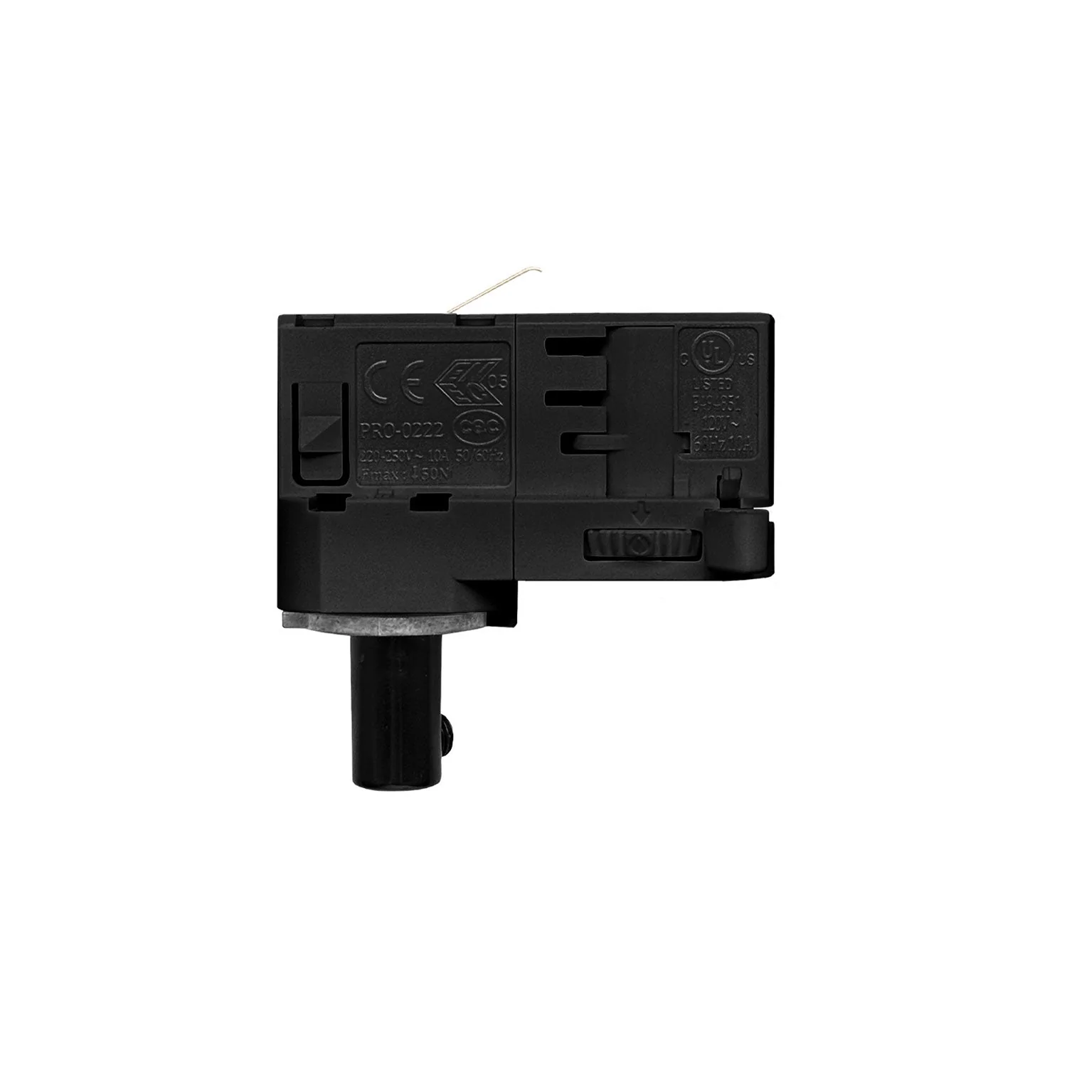 Hanglamp met Bistrot lampenkap voor rails - Zwart - Image 4