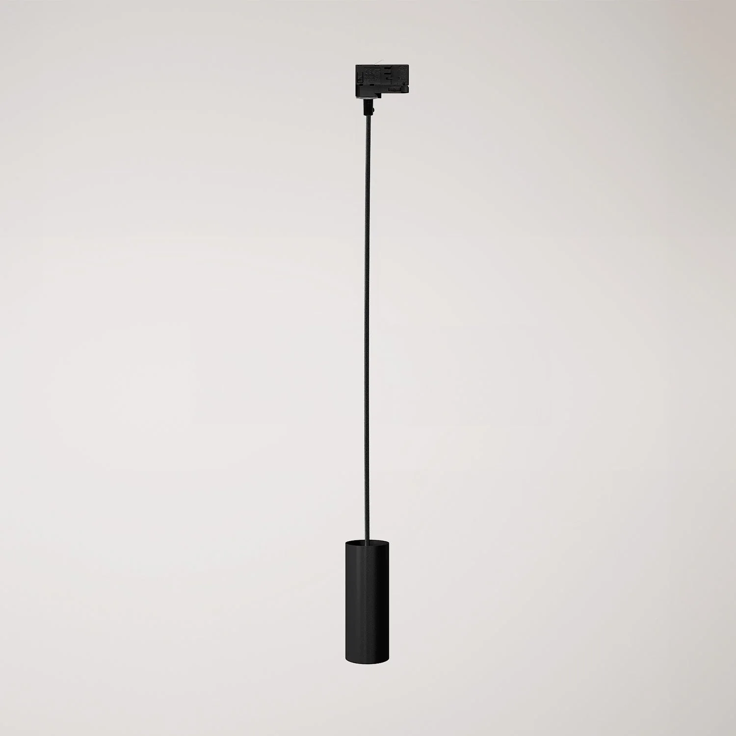 Hanglamp met Tub-E14 lampenkap voor rails - Zwart