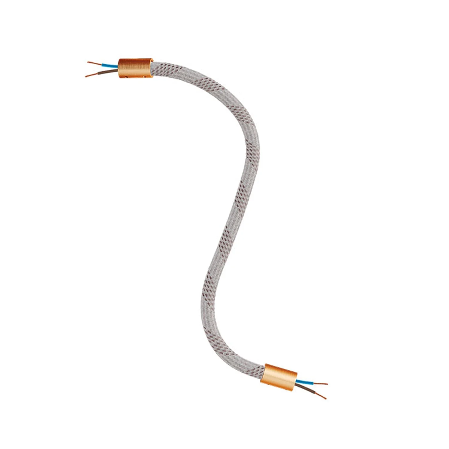 Kit Creative Flex flexibele verlengbuis bekleed met RM72 Mèlange licht textiel met metalen uiteinden - Image 26