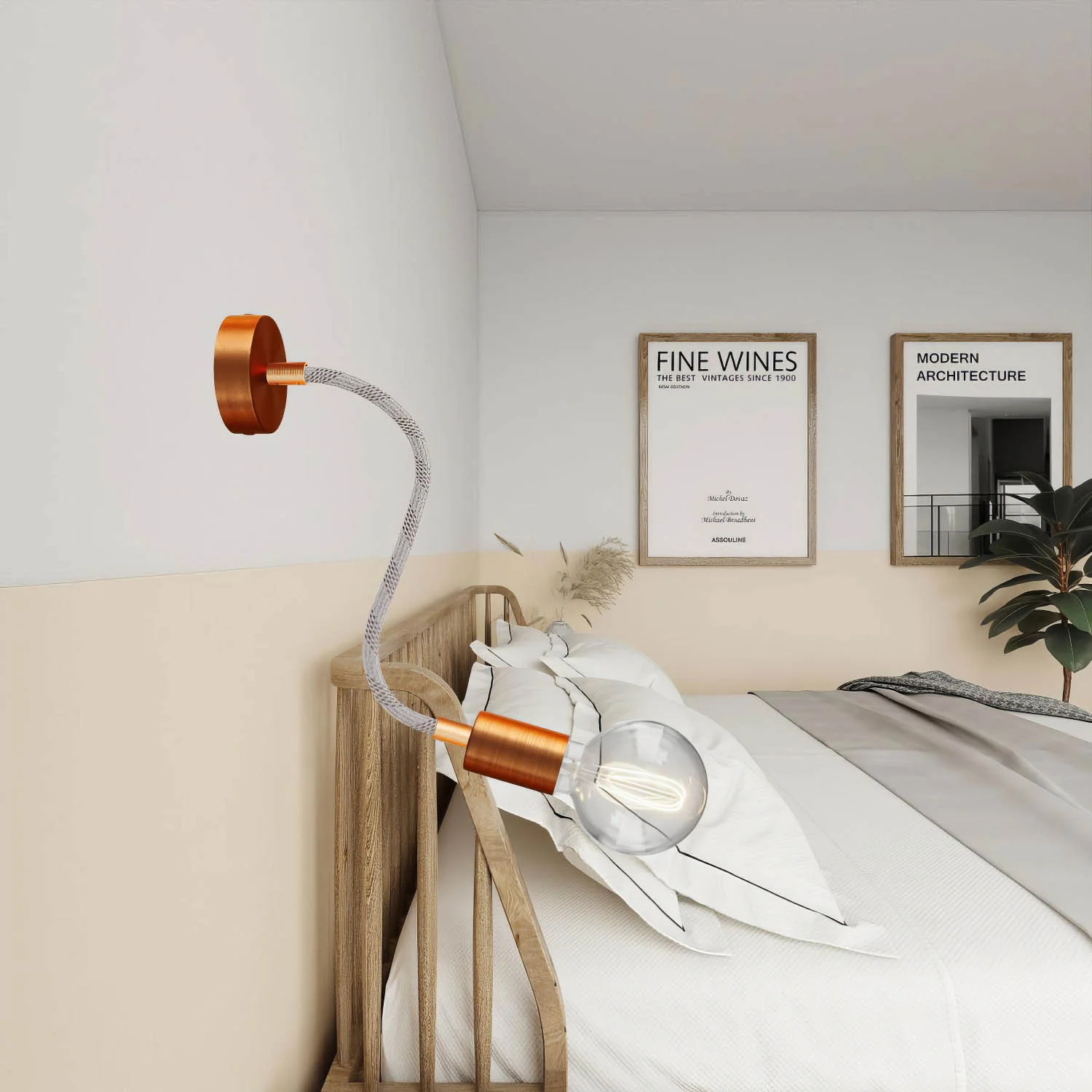 Kit Creative Flex flexibele verlengbuis bekleed met RM72 Mèlange licht textiel met metalen uiteinden - Image 27