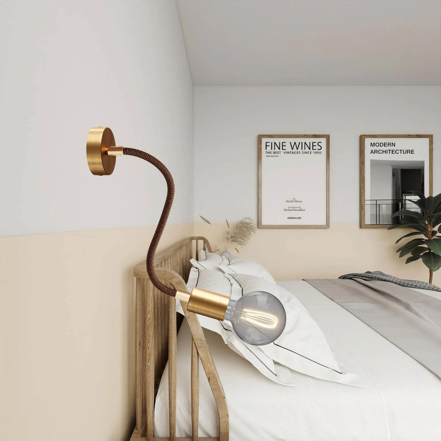 Kit Creative Flex flexibele verlengbuis bekleed met stof RZ22 Zwart Whiskey met metalen uiteinden - Image 34