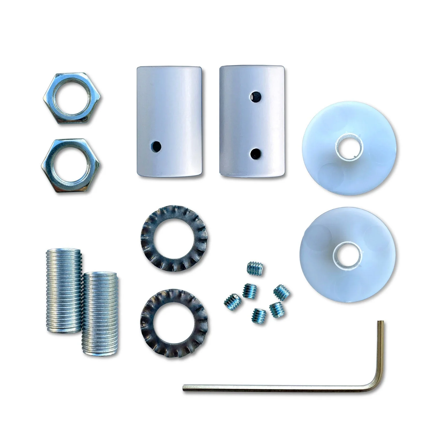Kit Creative Flex flexibele buis bekleed met RM77 grasgroene stof en metalen uiteinden - Image 4