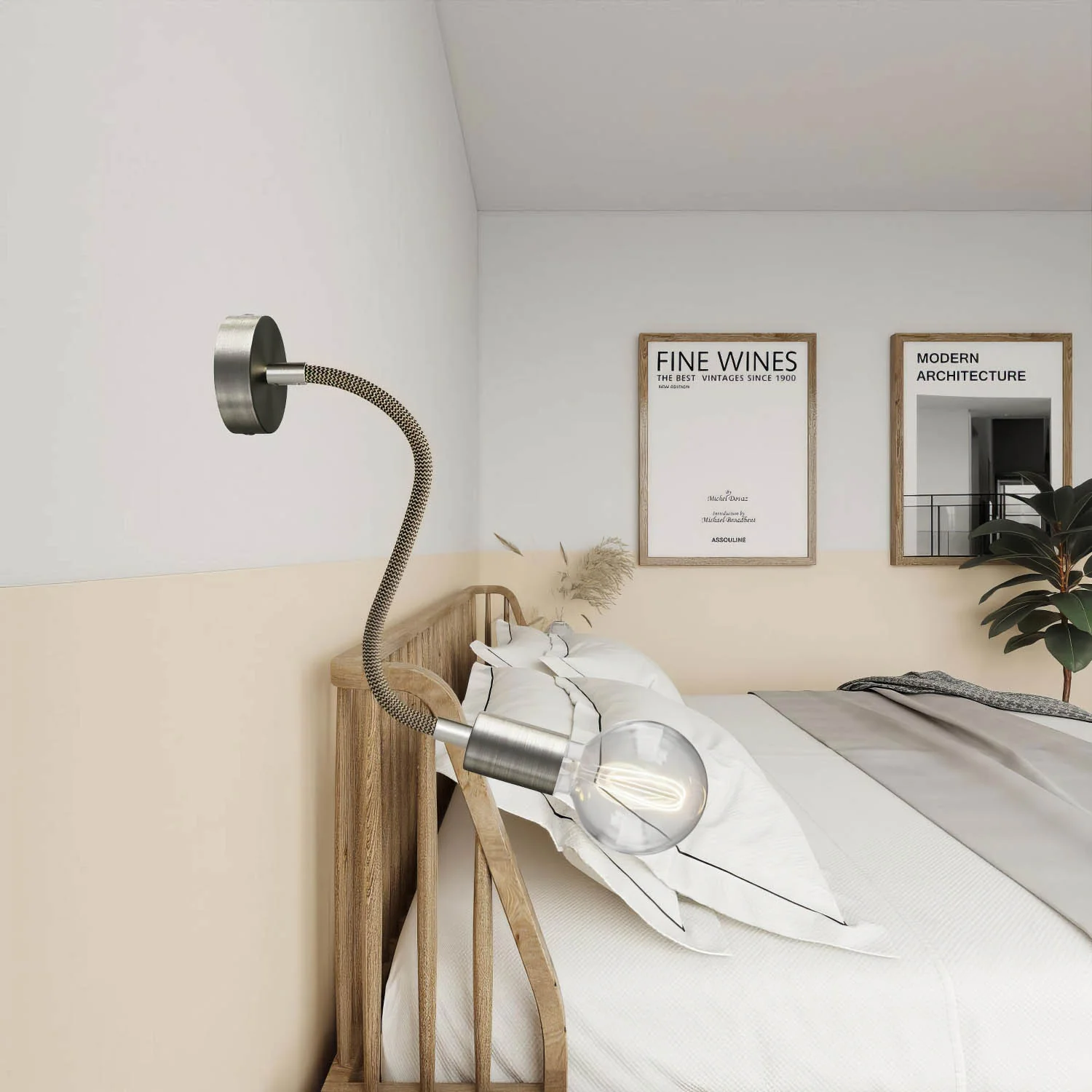 Kit Creative Flex flexibele verlengbuis bekleed met RZ24 zwart en goud stof en metalen uiteinden - Image 20