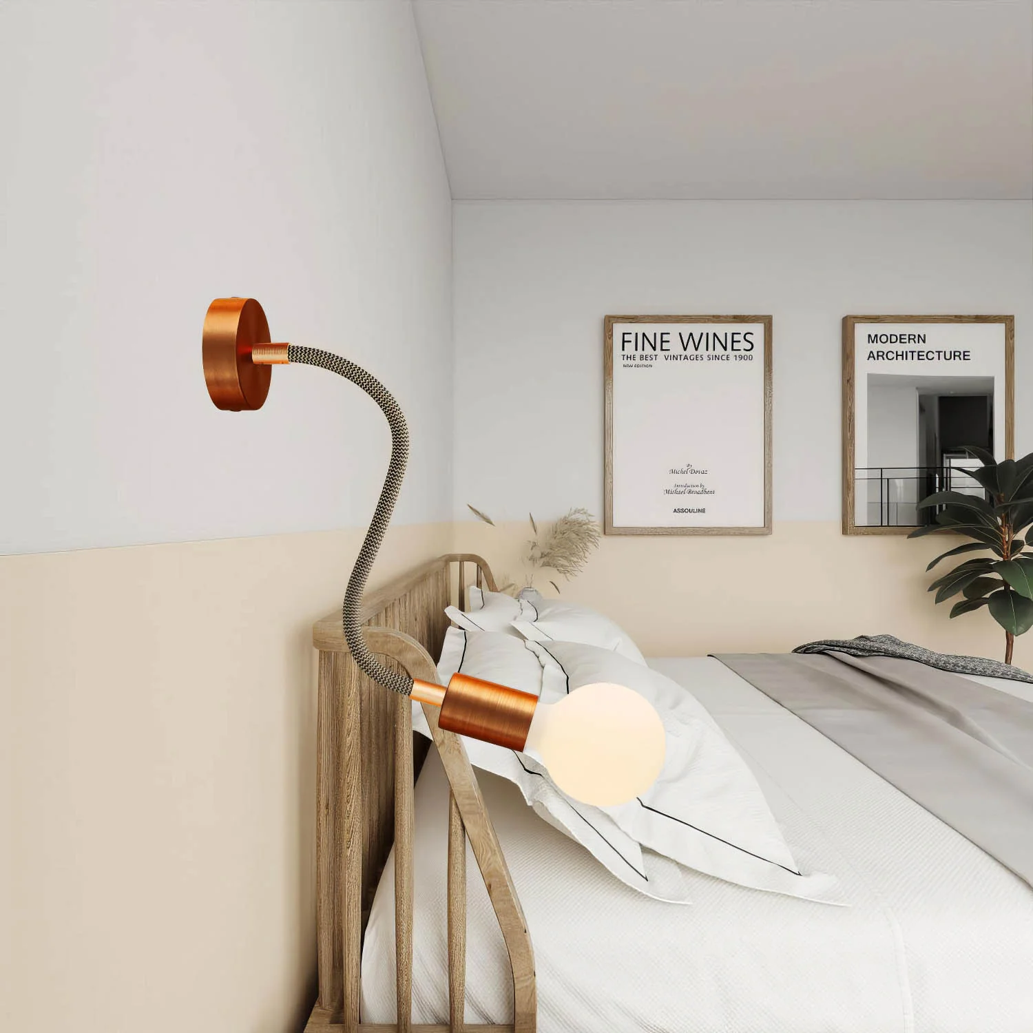 Kit Creative Flex flexibele verlengbuis bekleed met RZ24 zwart en goud stof en metalen uiteinden - Image 27