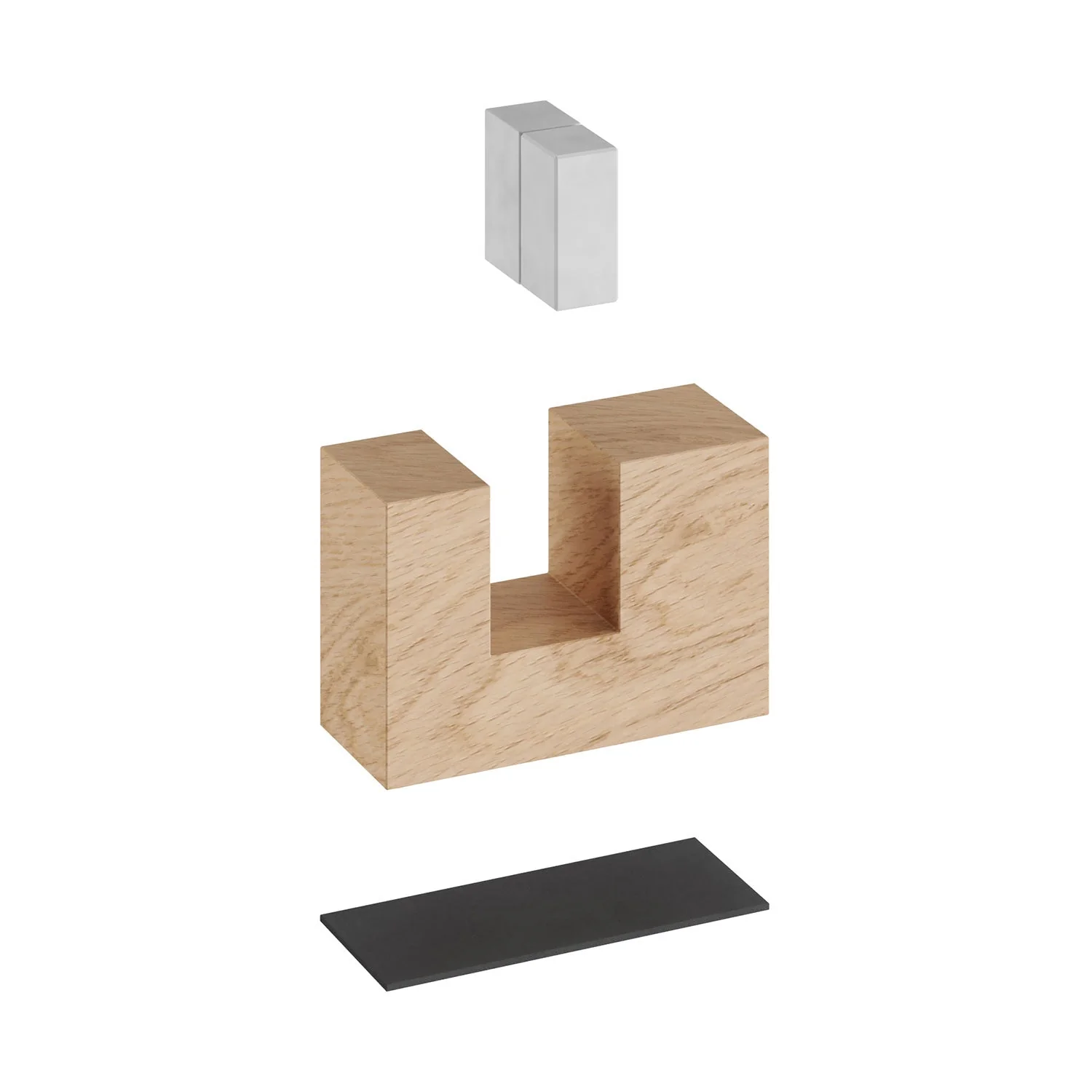 Set houten voetjes, steun voor tafellamp - Neutraal - Image 2
