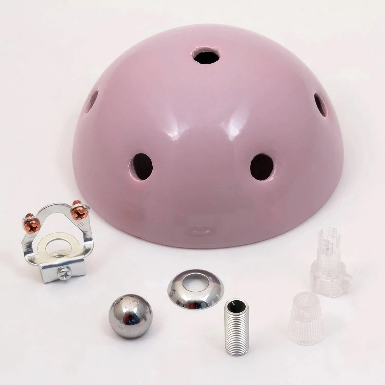 Kit plafondkap in keramiek met 6 gaten - Lila - Image 3