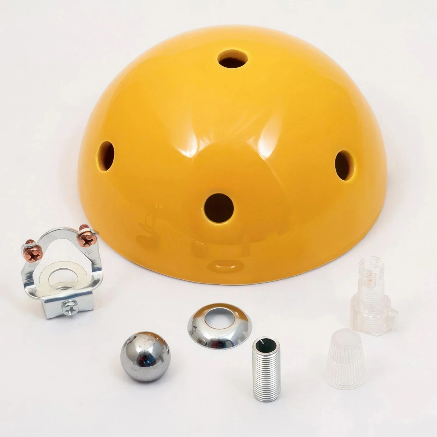 Keramische plafondkap kit met 6 gaten - Geel - Image 3