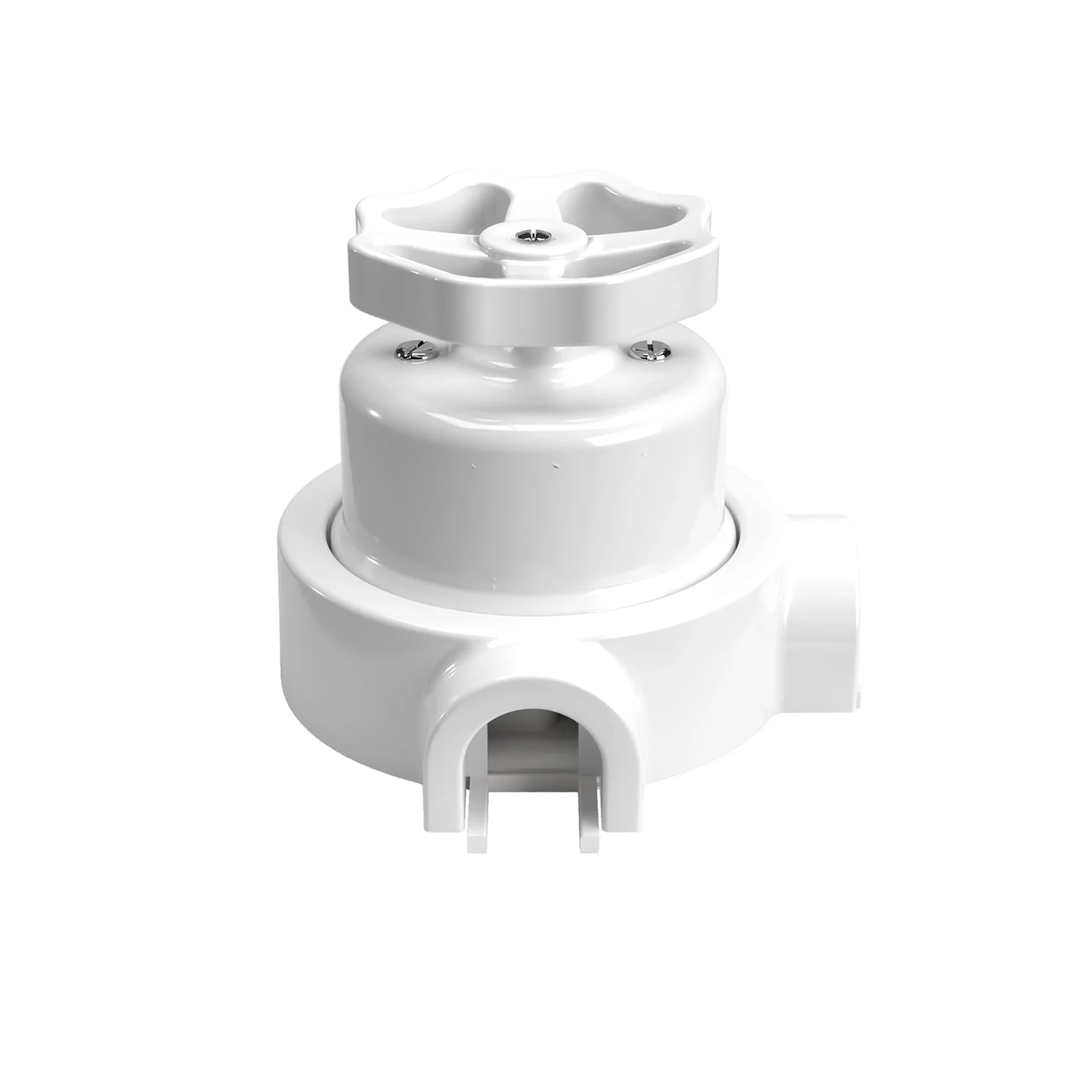 Schakelaar-/wisselkit met knop en basis voor Creative-Tubes in wit porselein - Image 8