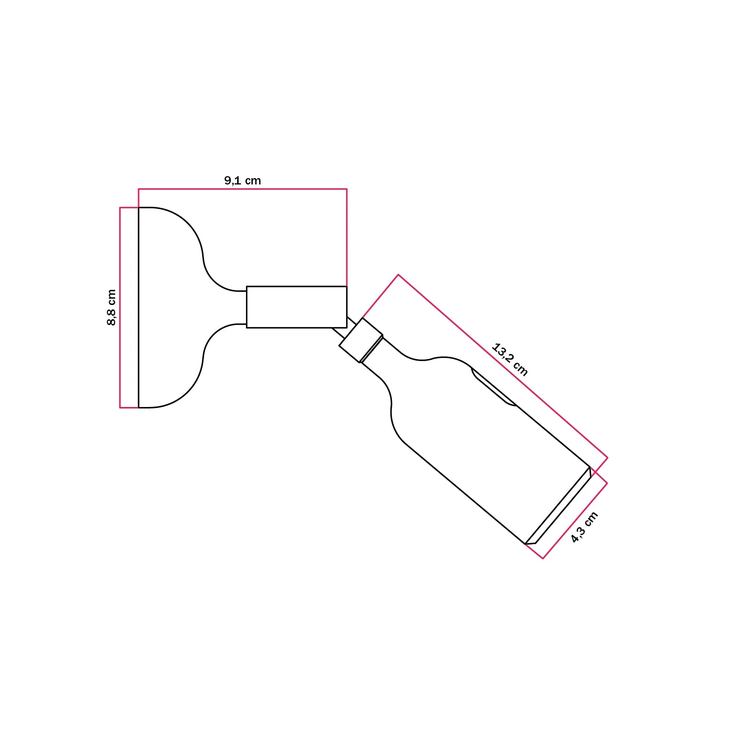 Fermaluce lamp in siliconen met scharnier en ingebouwde schakelaar - Desert Brown - Image 3