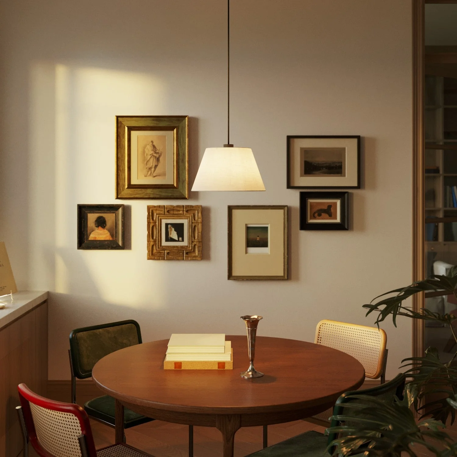 Lampenkap Impero M voor hanglamp met E27-fitting - Made in Italy - Lino Ongebleekt - Image 2