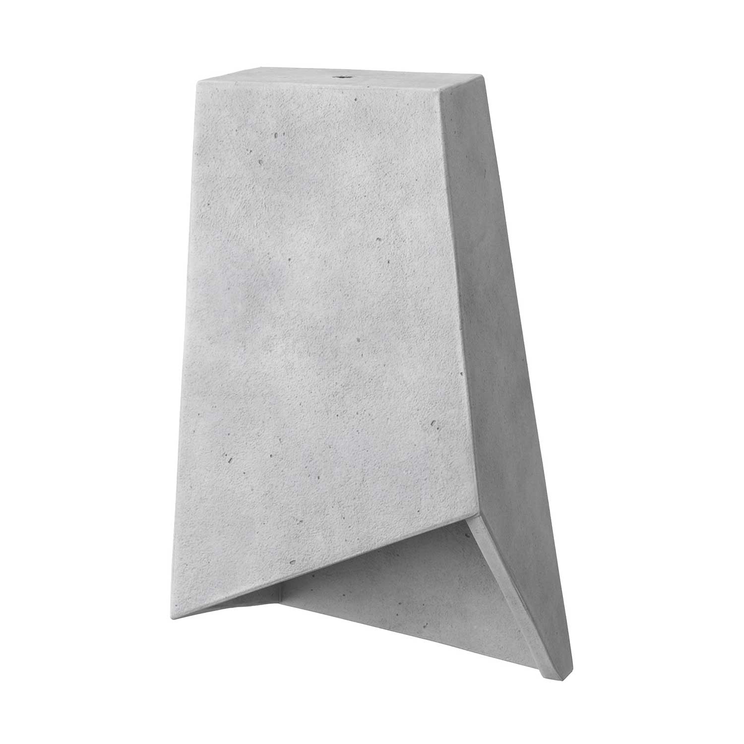 Prisma lampenkap in beton voor hanglamp, compleet met trekontlaster en E27 fitting - Licht beton - Image 3