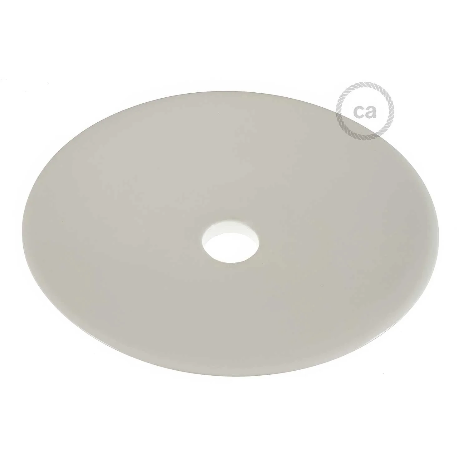 Platte lampenkap van keramiek voor pendel - Made in Italy - Cortenlook - Image 4