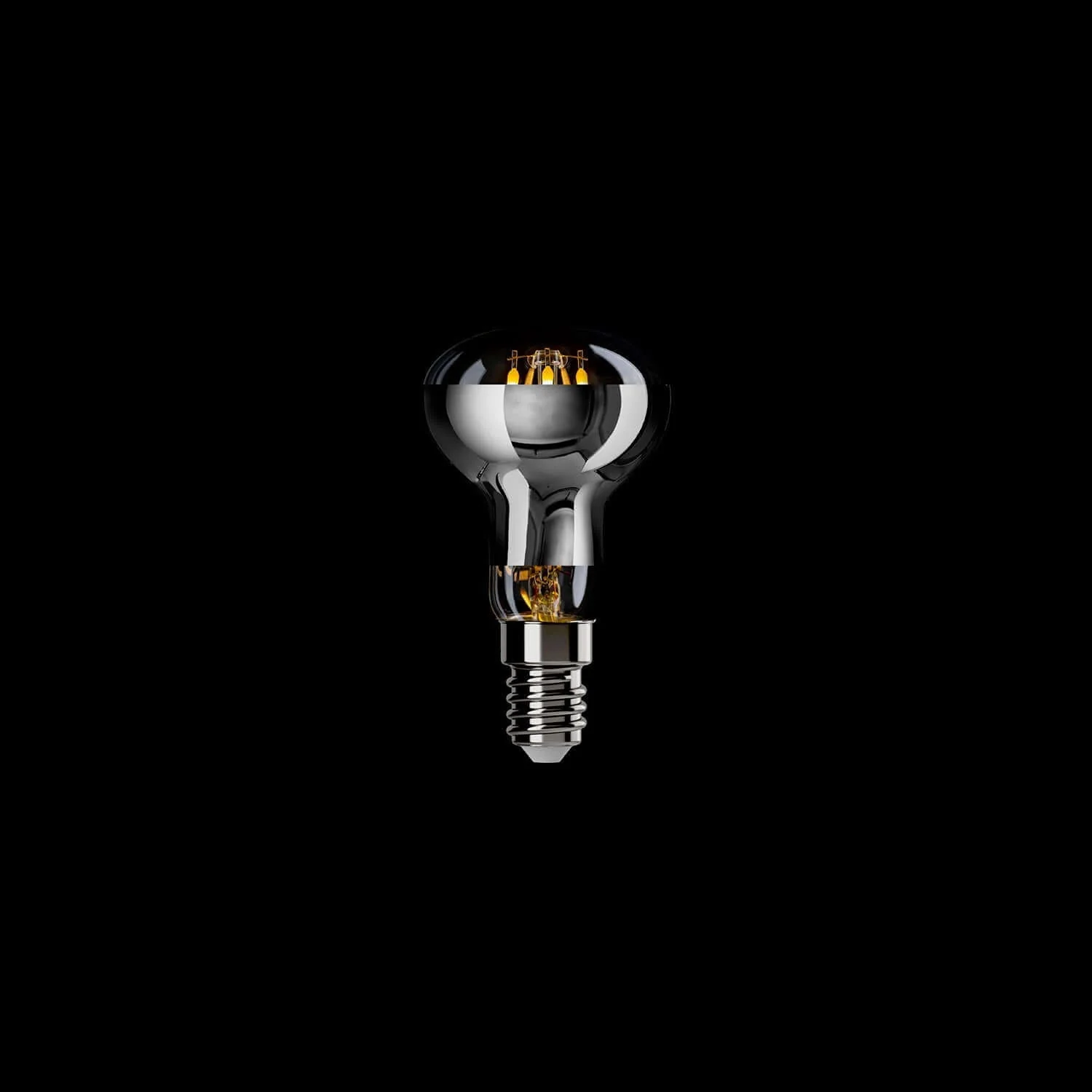 LED Lichtbron Silver Mirror R50 4W 470Lm E14 2700K Dimbaar - A06 - Image 2