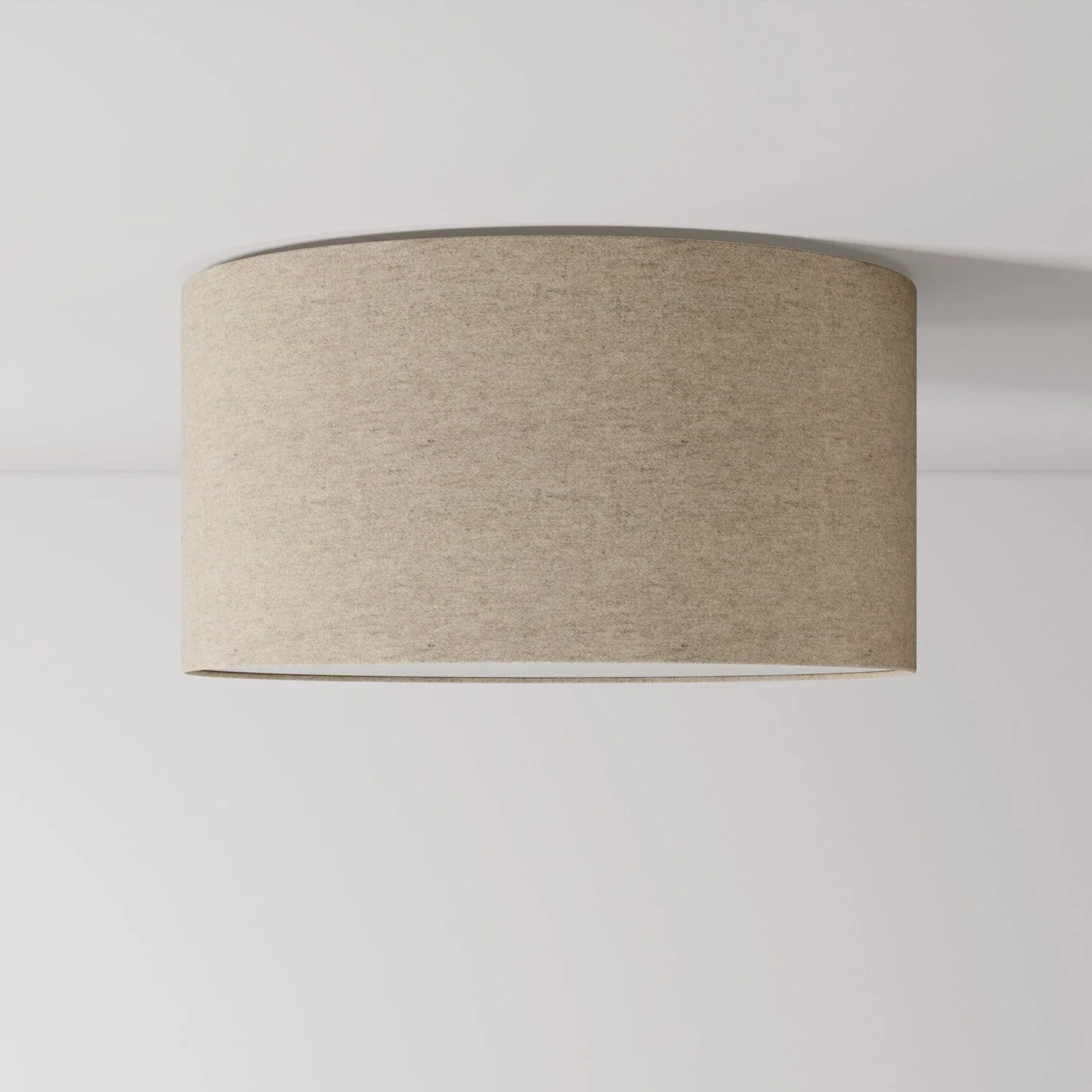 Plafondlamp in stof Medium - Made in Italy - Beige wol
