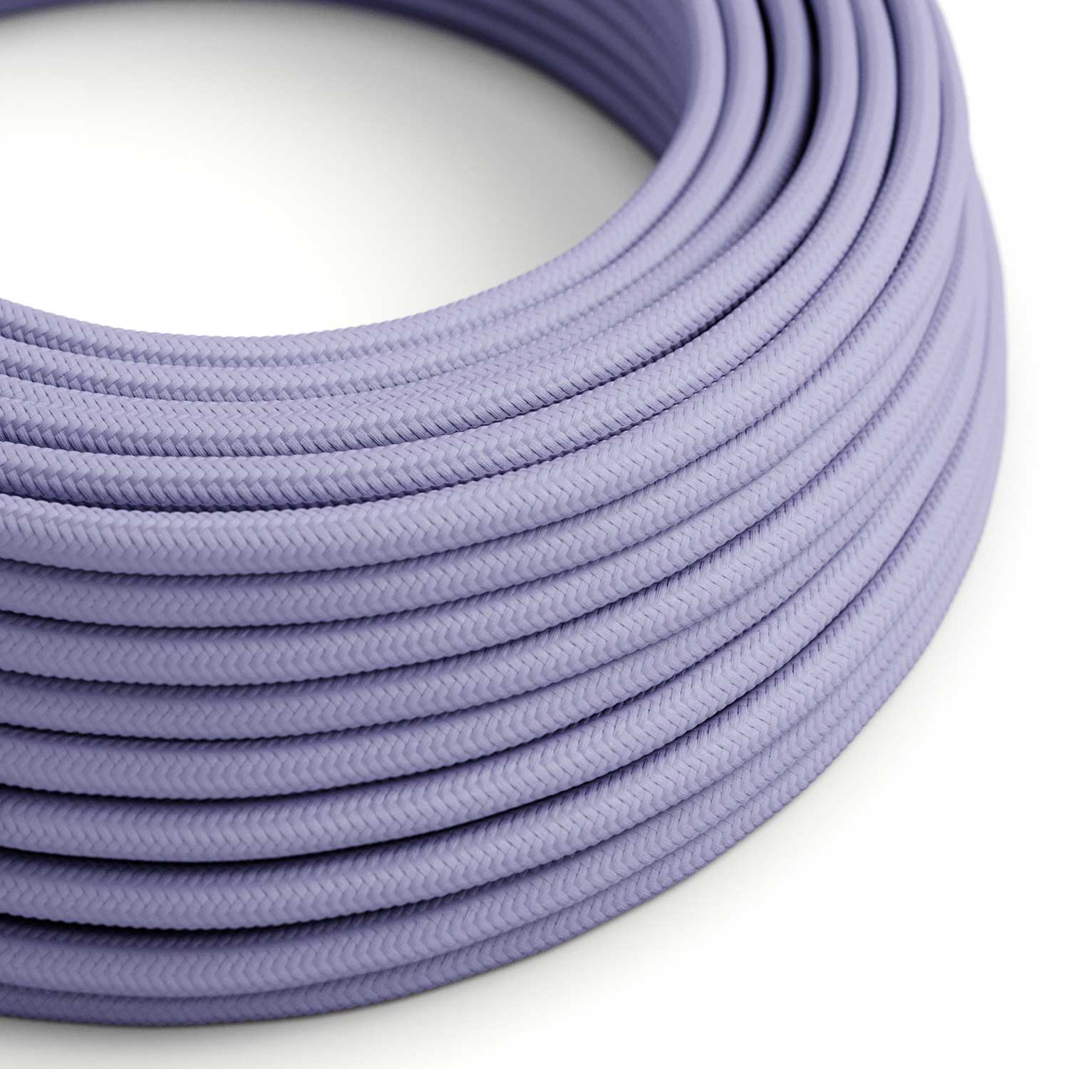Glanzend Lavendel elektrisch snoer - Het Origineel Creative Cables, voor designlampen - RM07