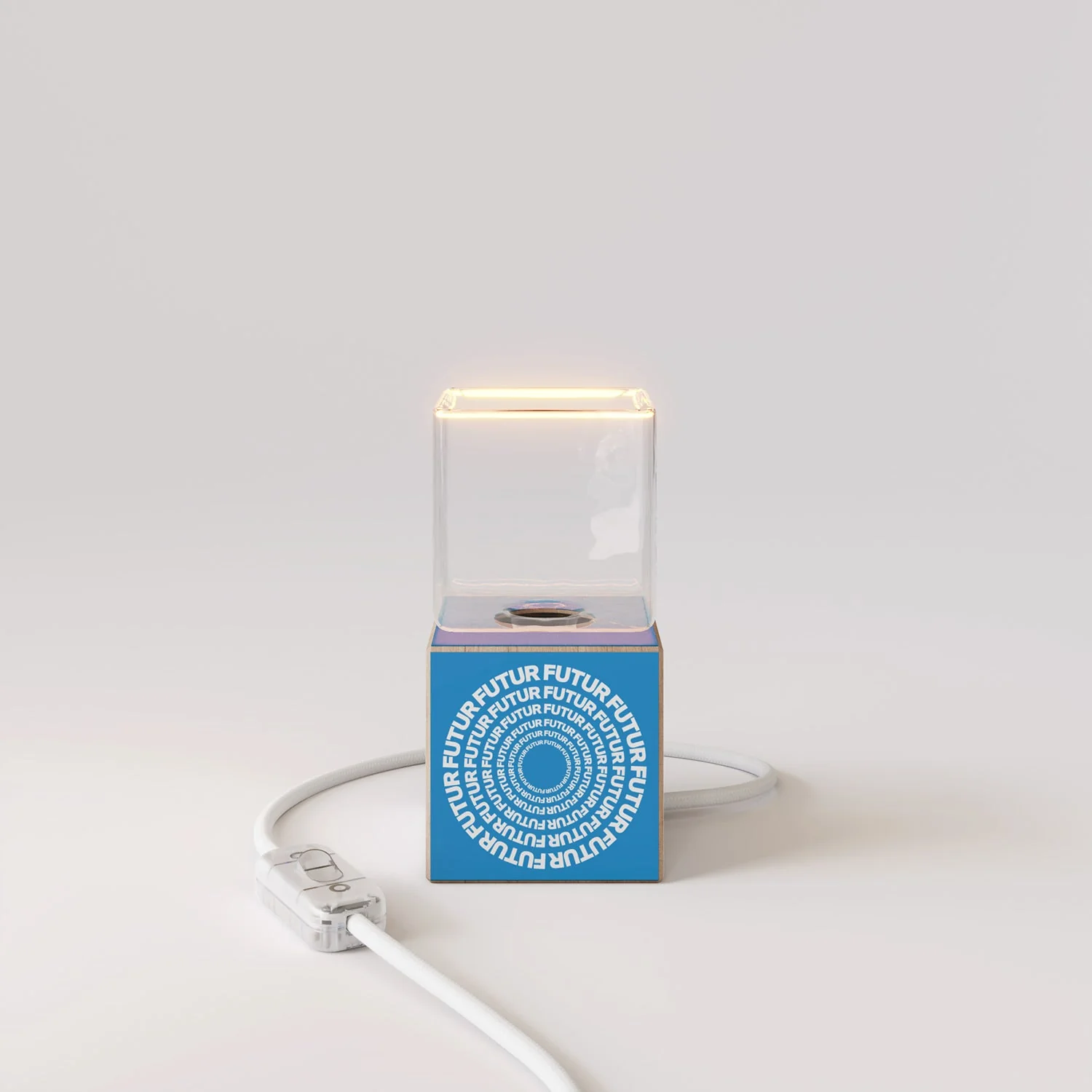 Tafellamp Cubetto "Futur" met Ghost Lichtbron - Futur Festival - Image 5